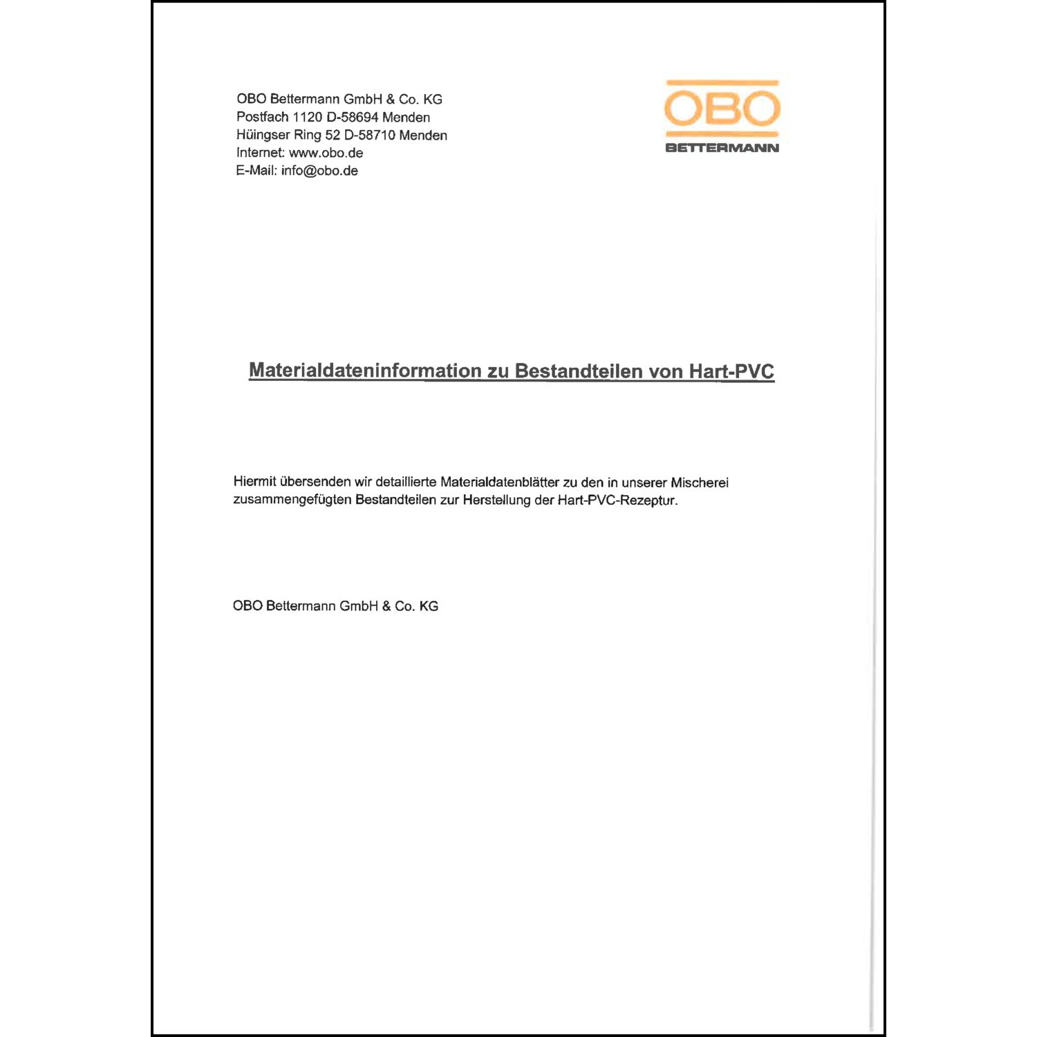 Sicherheitsdatenblatt