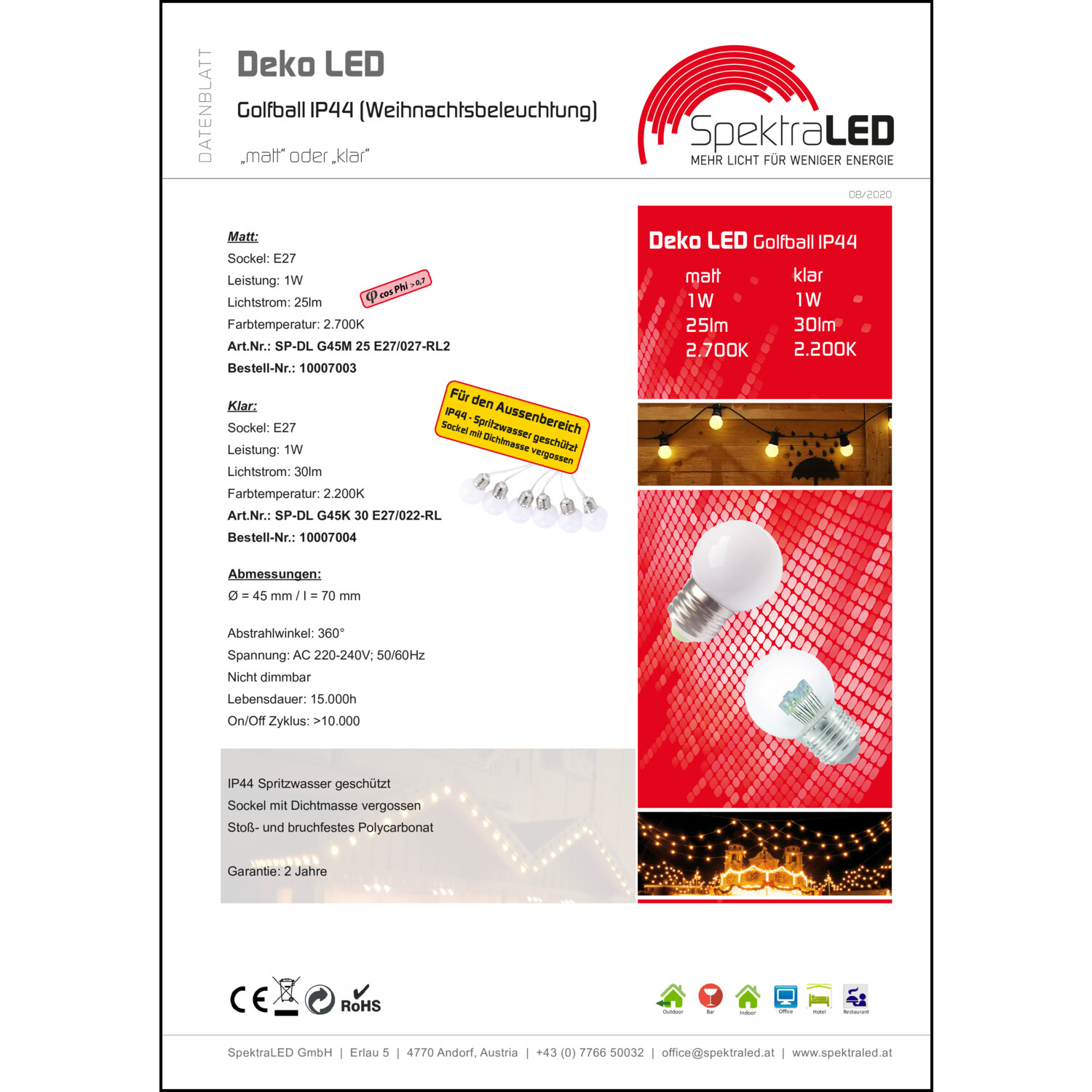 Produktdatenblatt für Energielabel