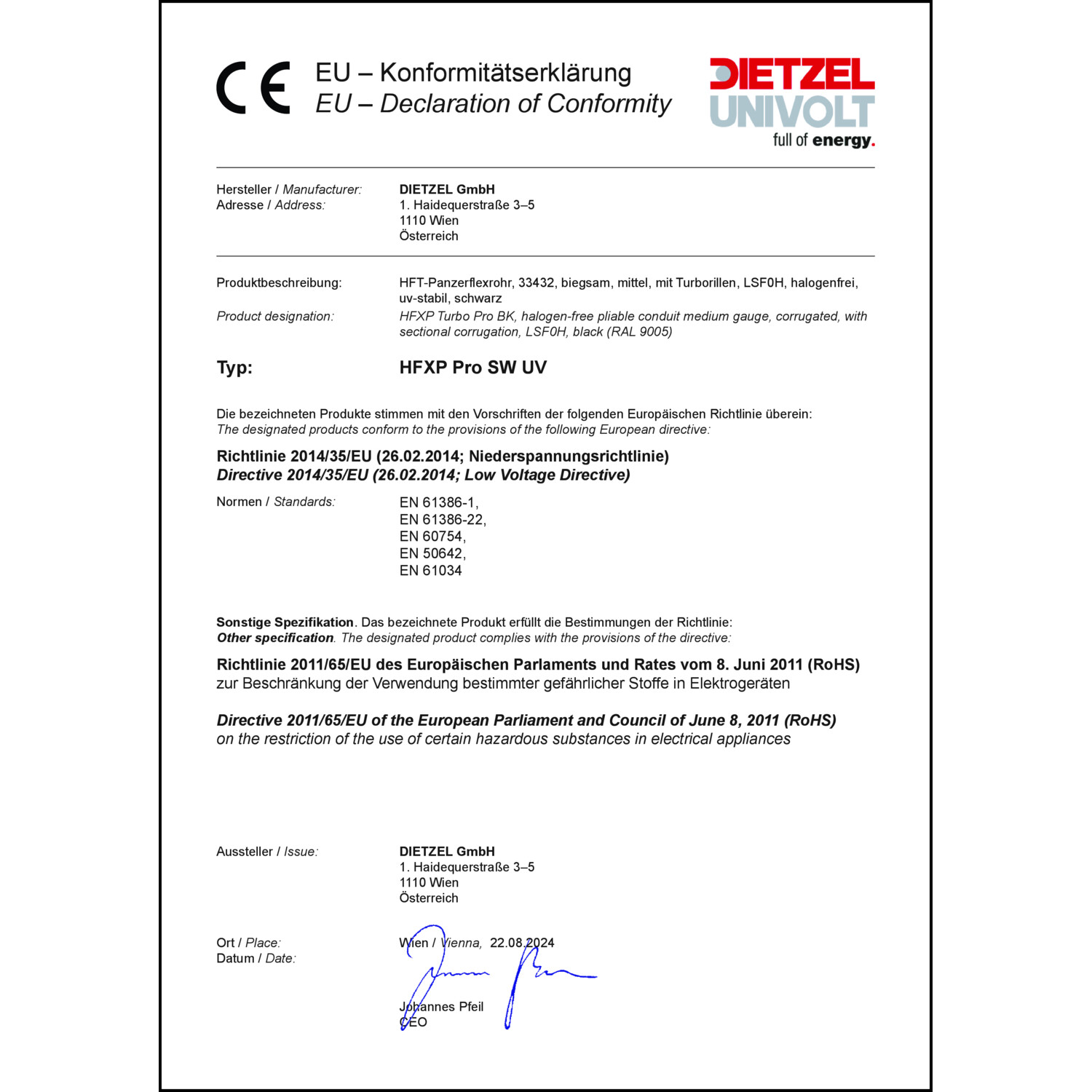 Zertifikat