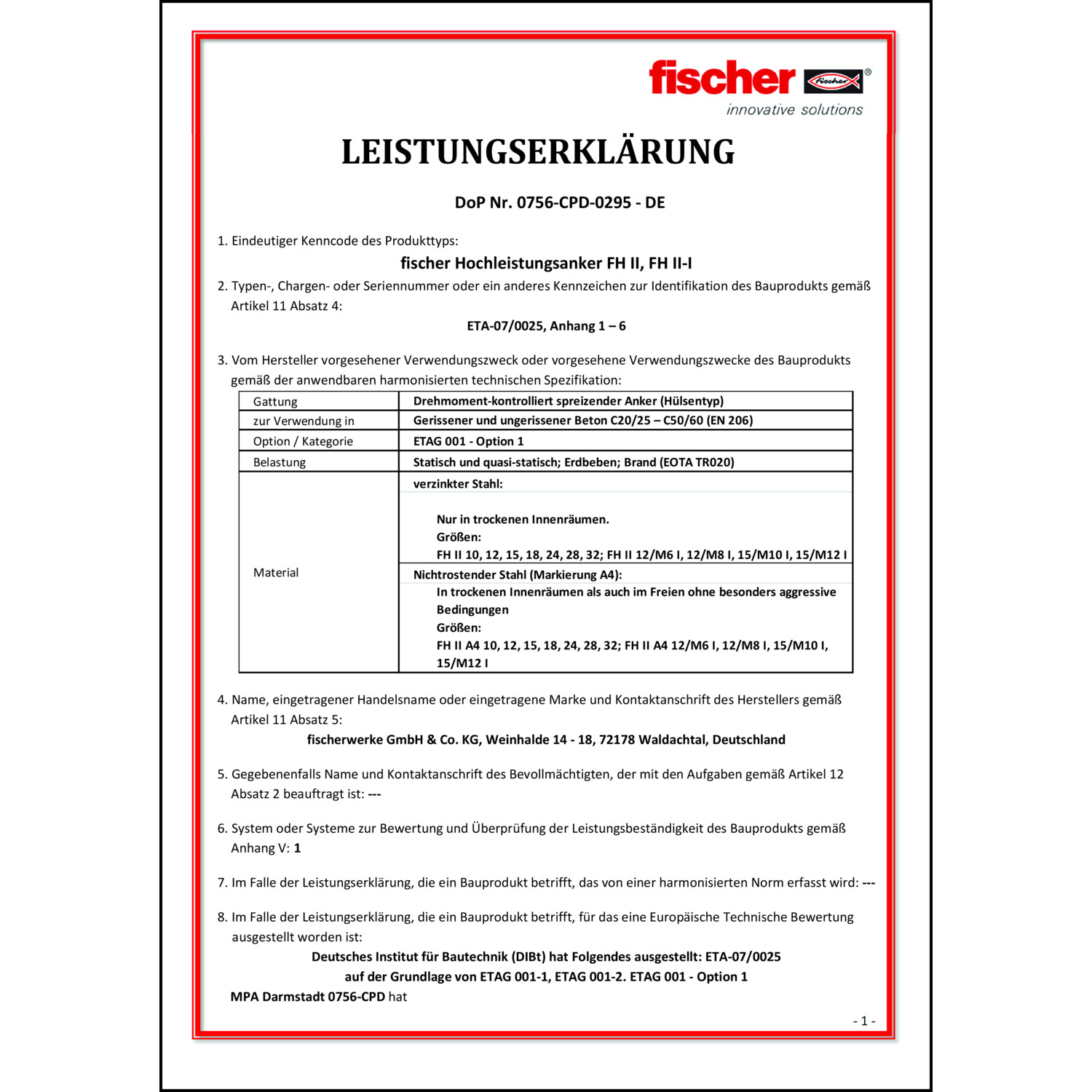 Bauproduktenverordnung