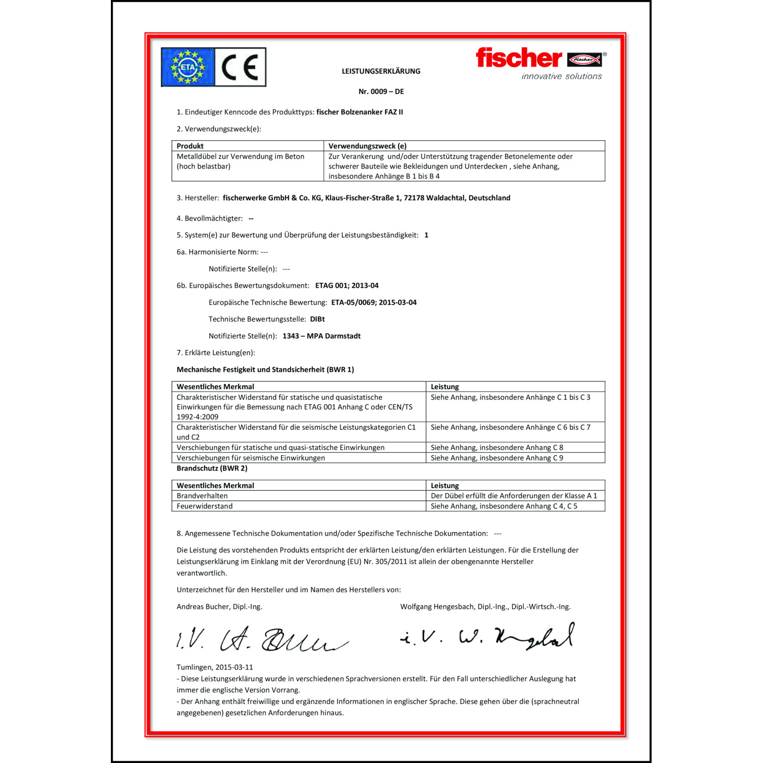 Bauproduktenverordnung