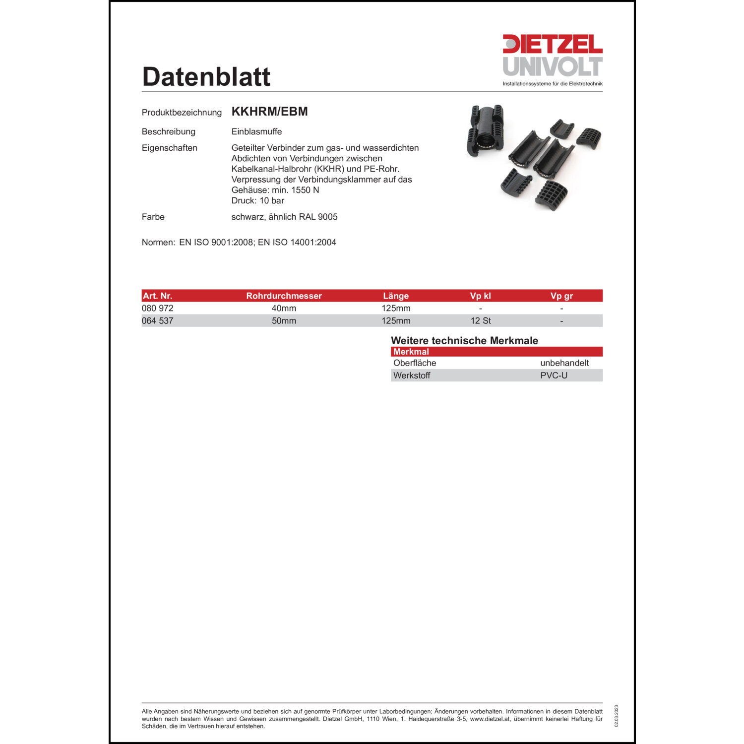 Produktdatenblatt