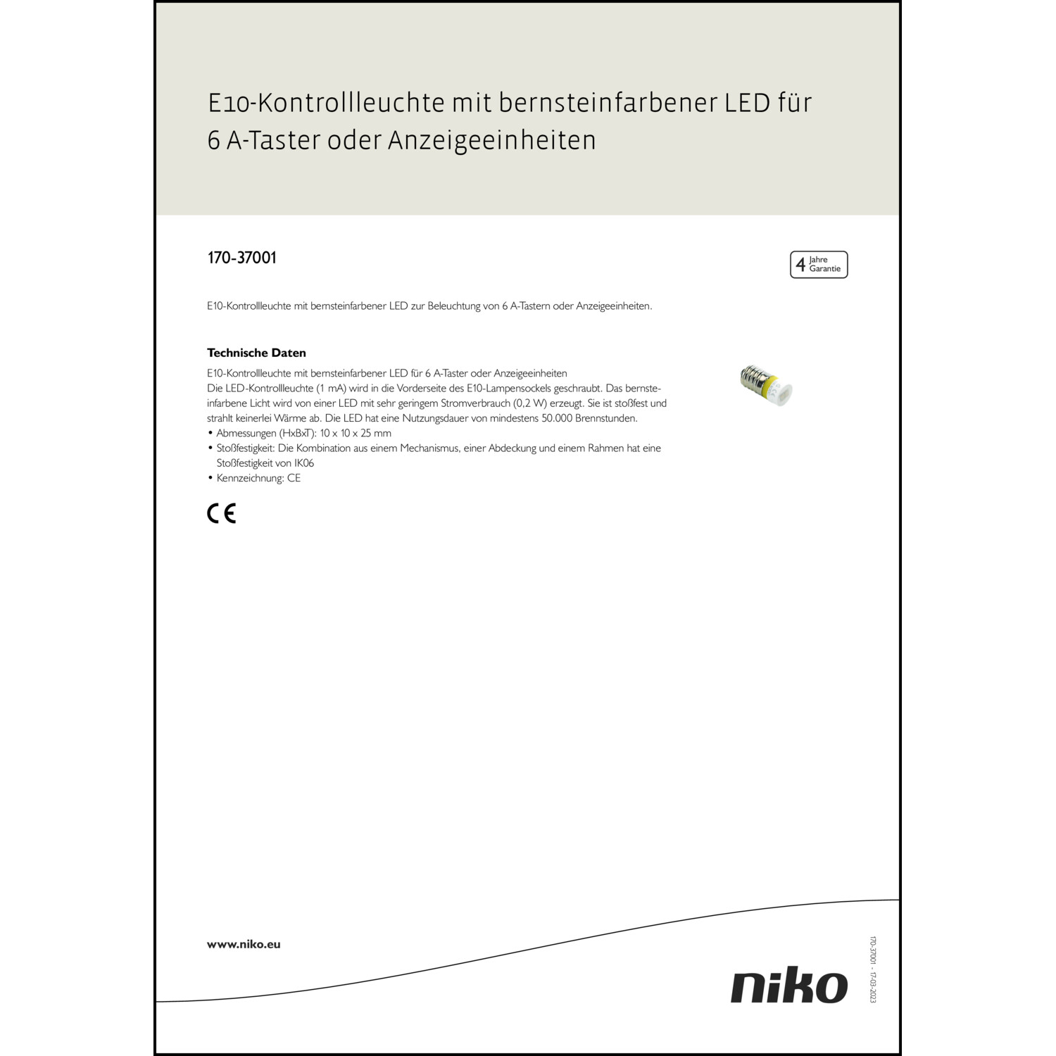 Produktdatenblatt