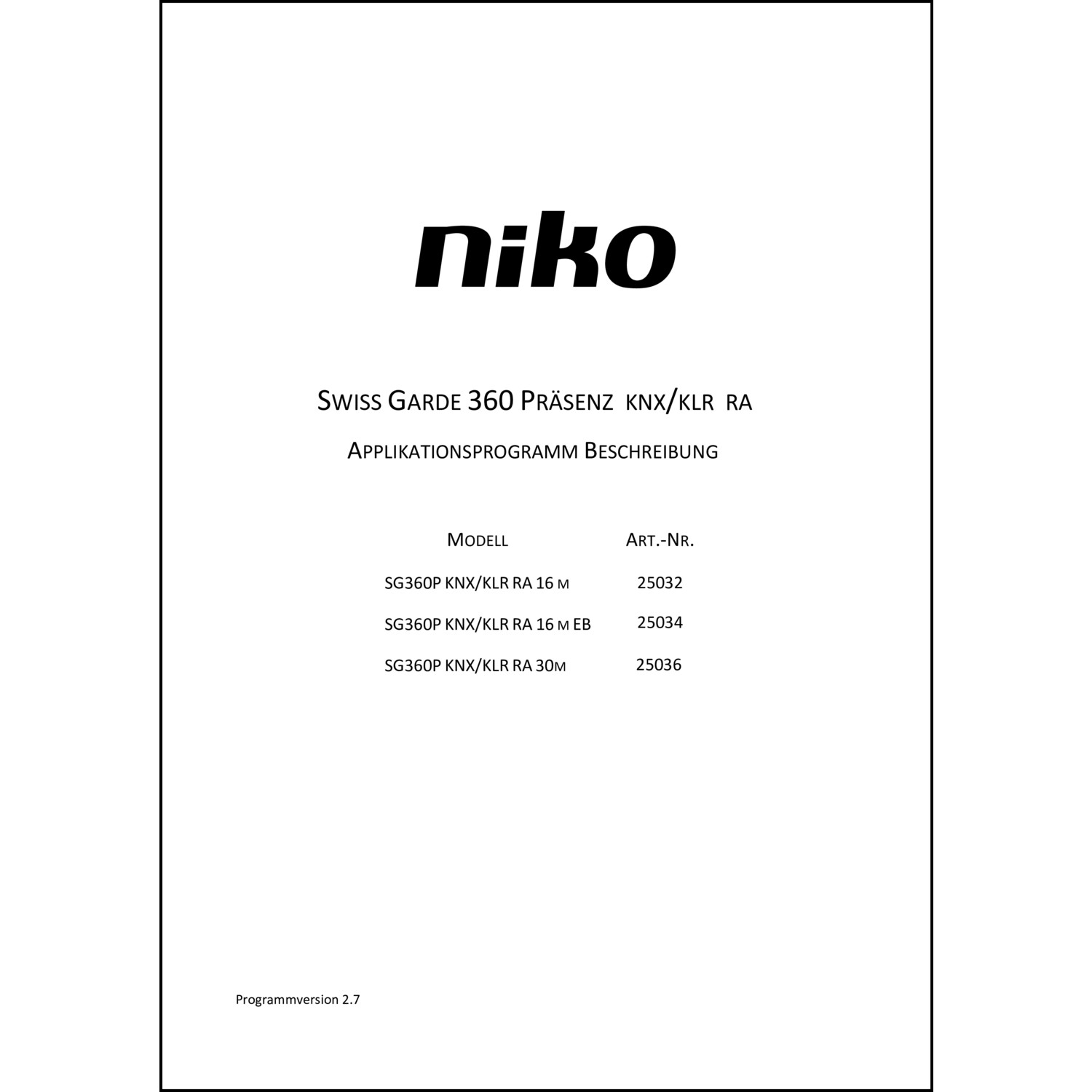 Technische Information