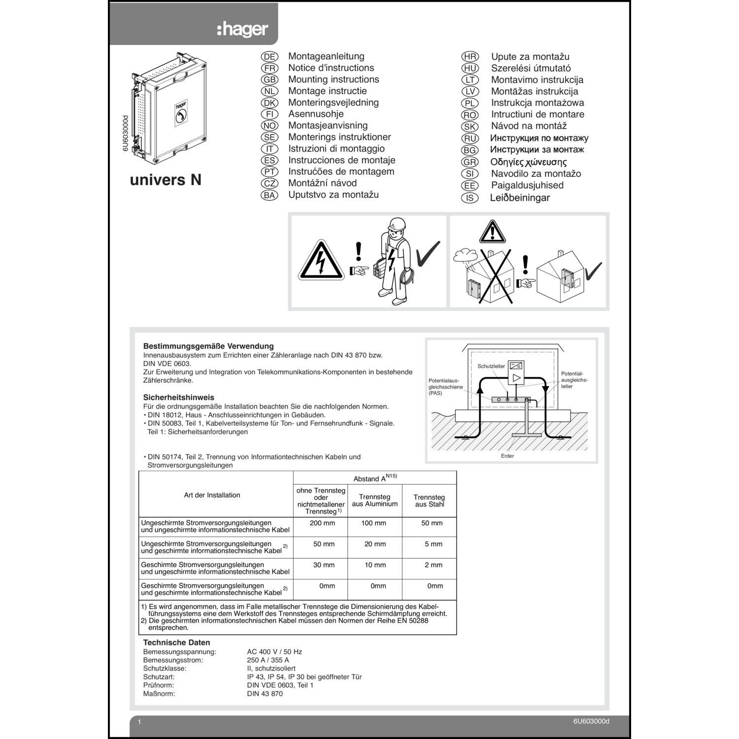Technische Information