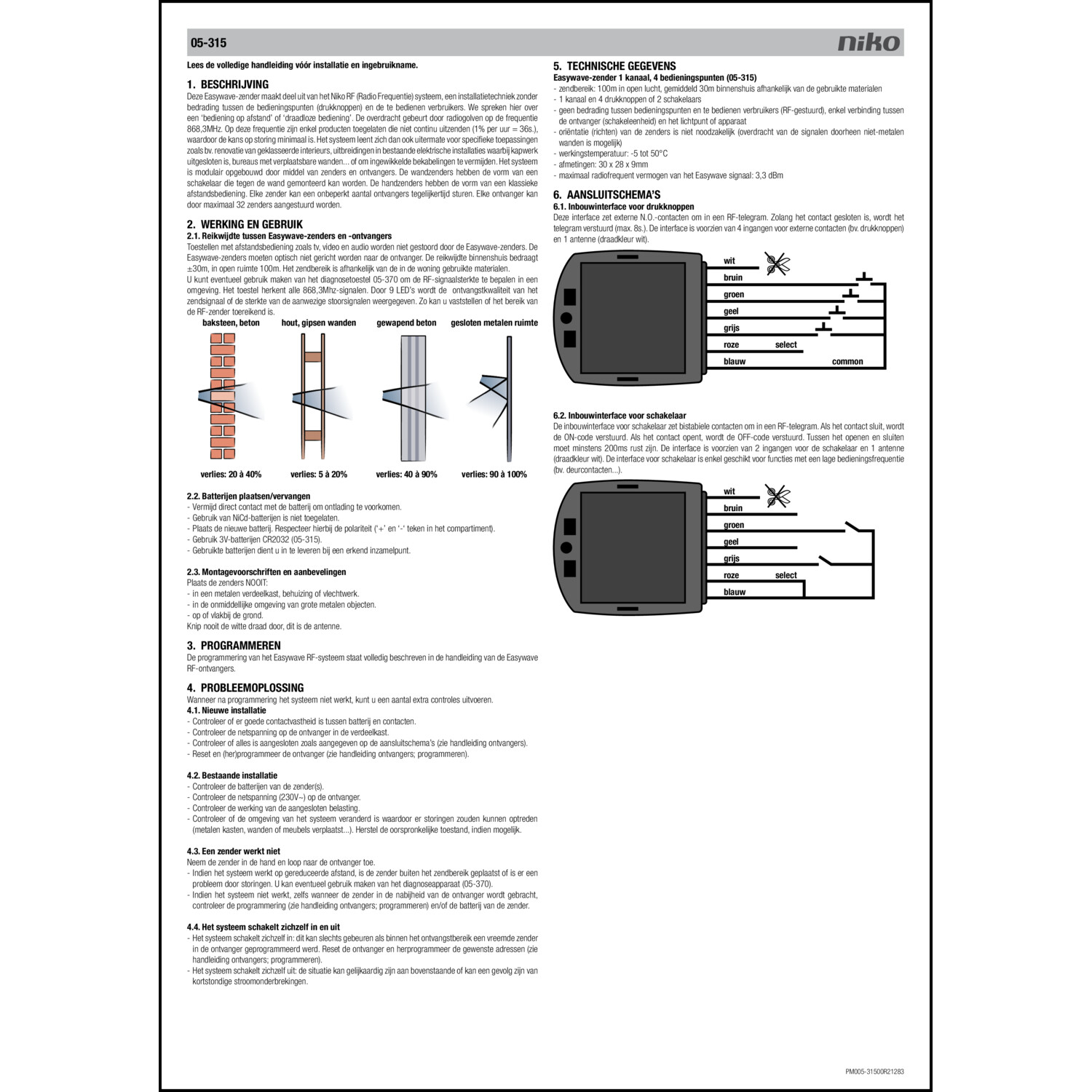 Technische Information