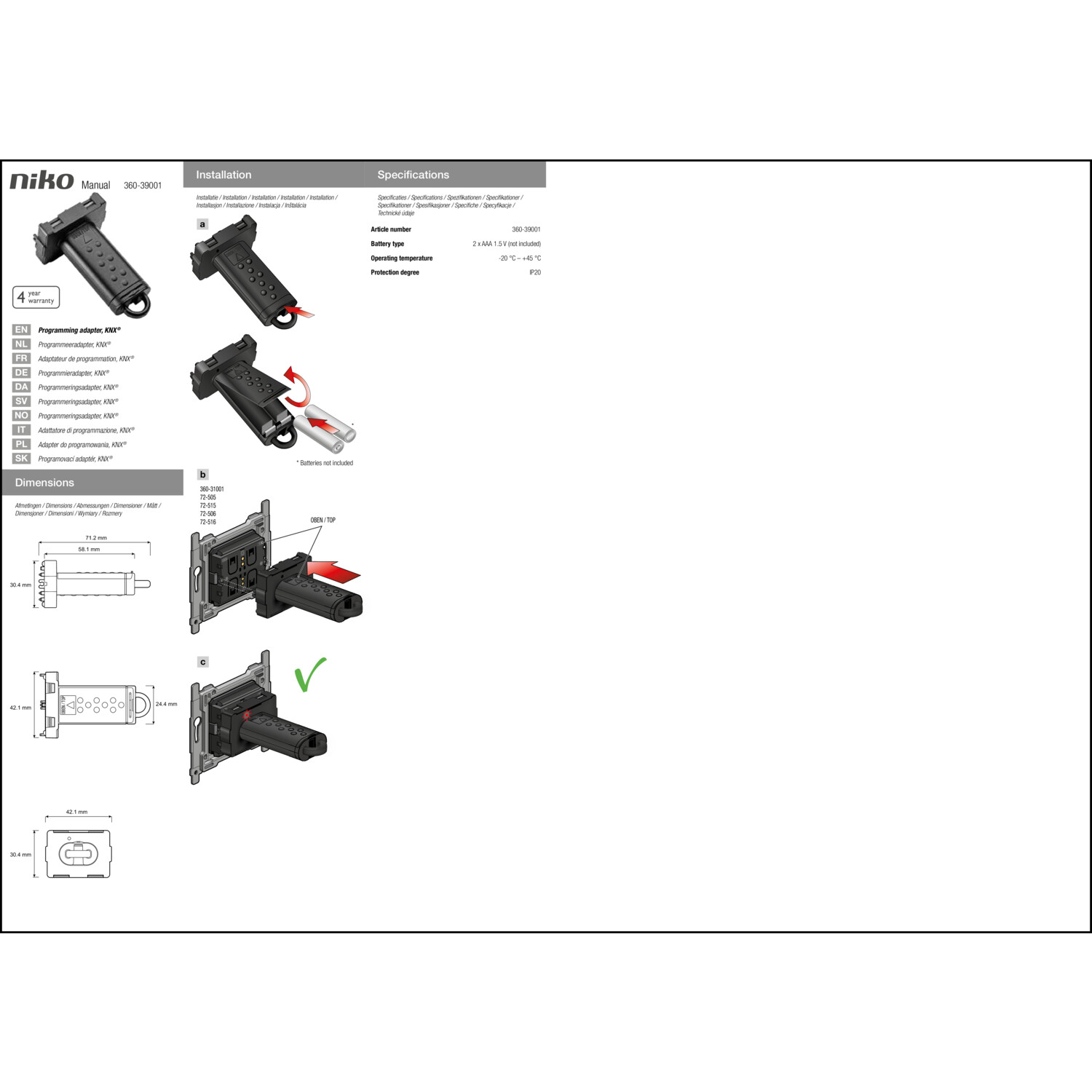 Technische Information