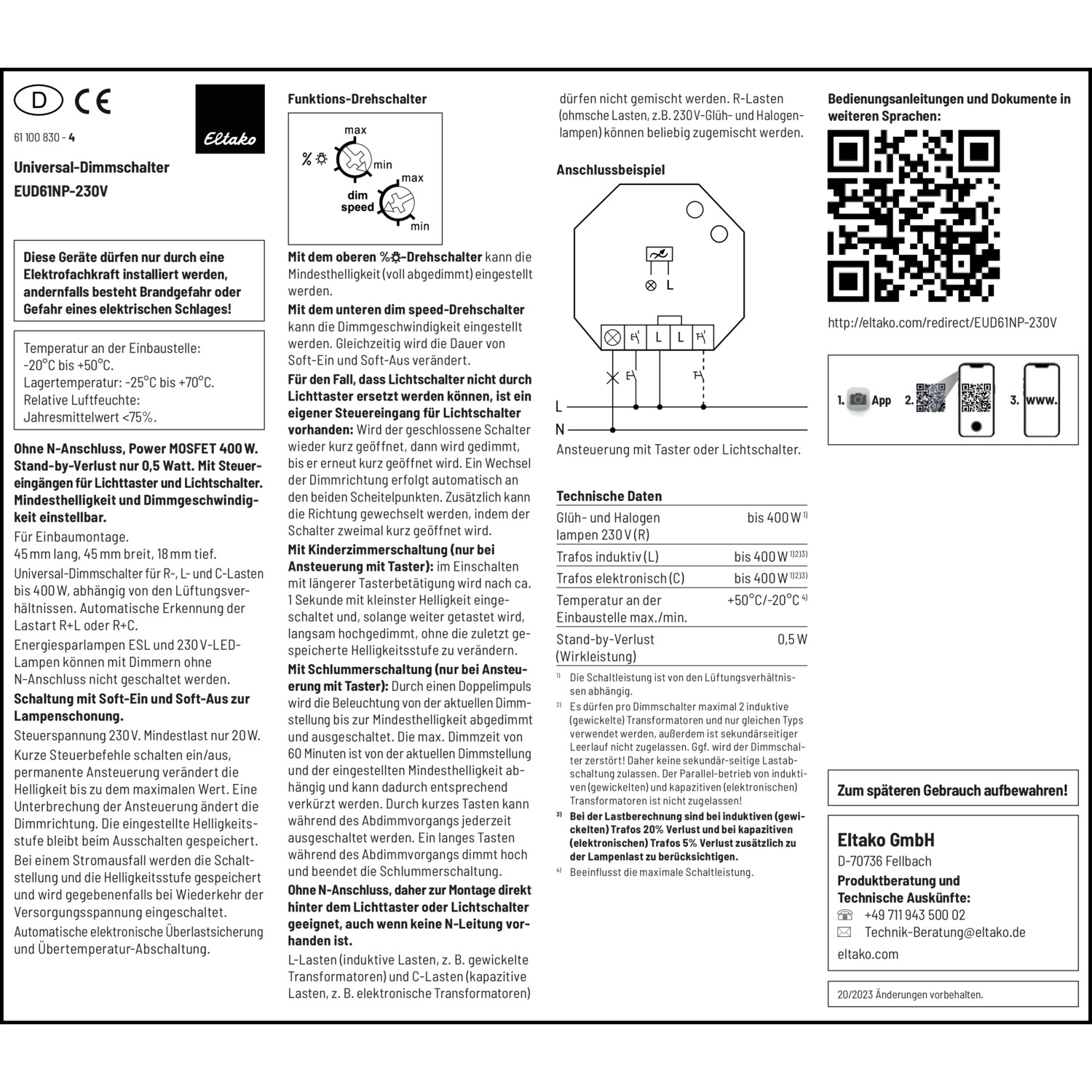 Management-, Betriebs- und Wartungsdokument