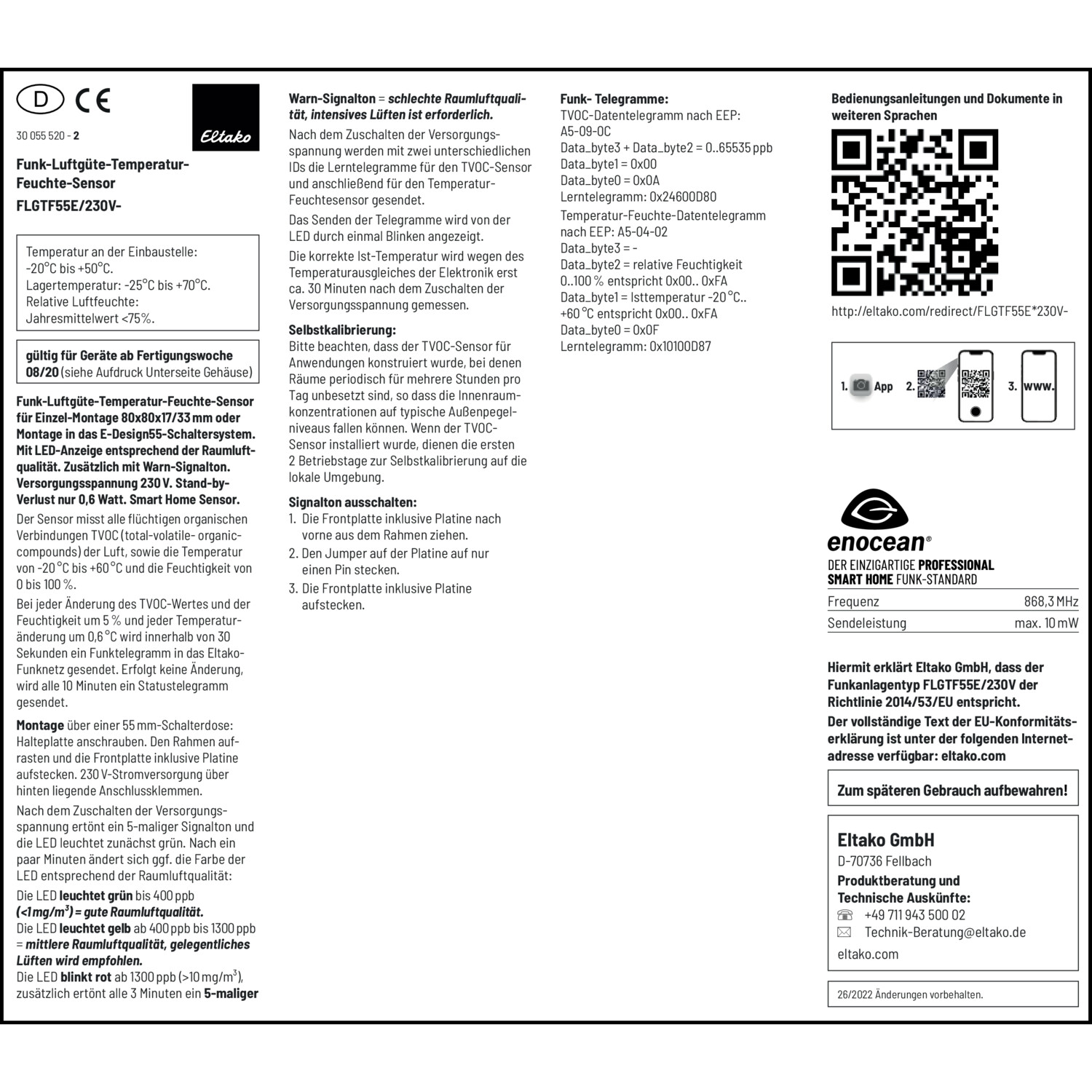 Management-, Betriebs- und Wartungsdokument