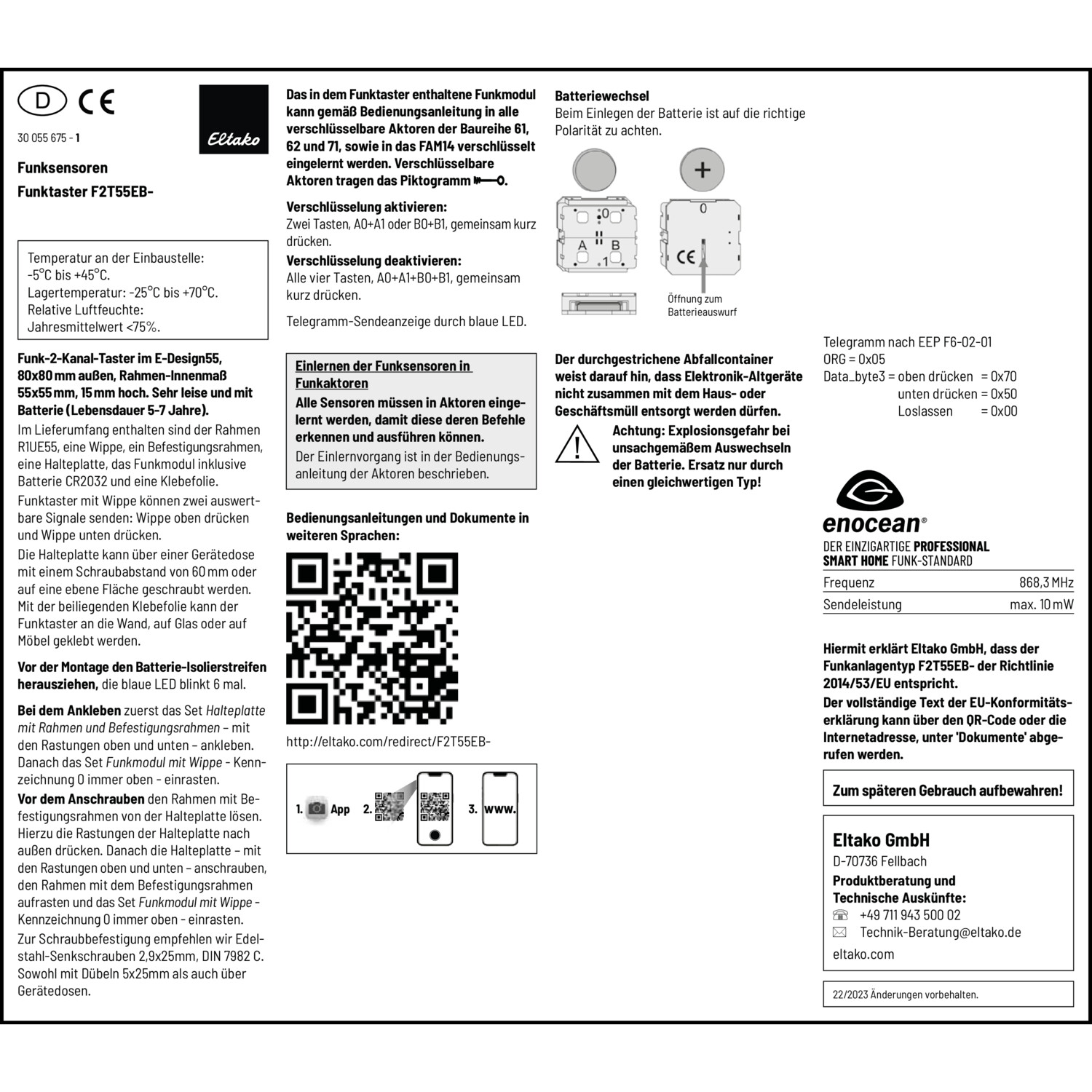 Management-, Betriebs- und Wartungsdokument