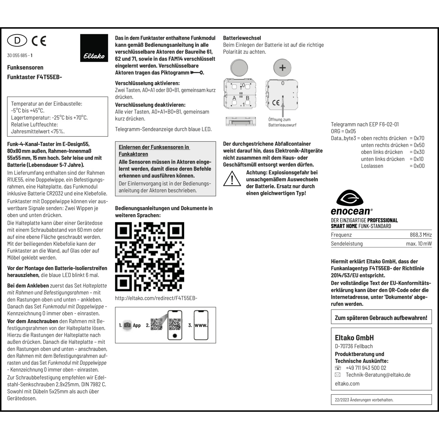 Management-, Betriebs- und Wartungsdokument