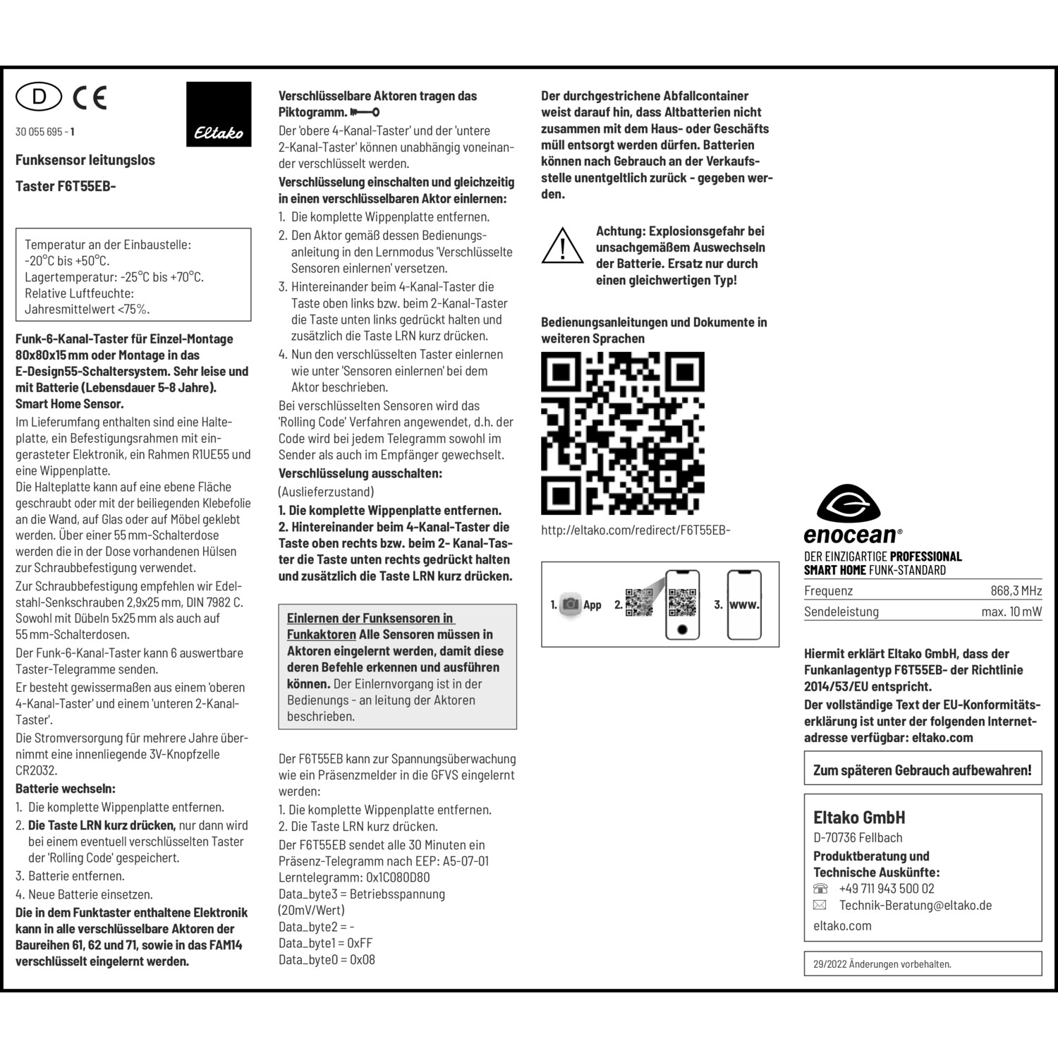 Management-, Betriebs- und Wartungsdokument