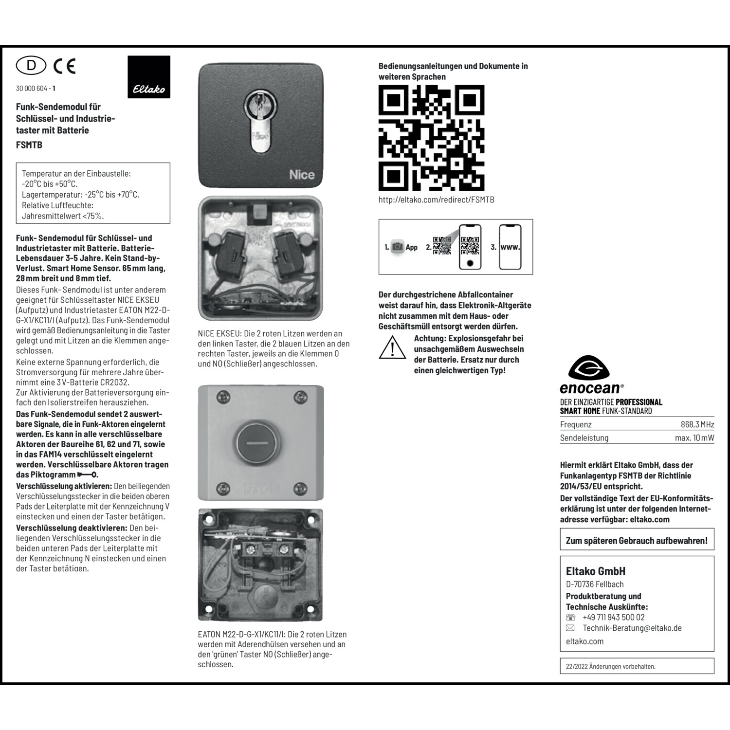 Management-, Betriebs- und Wartungsdokument