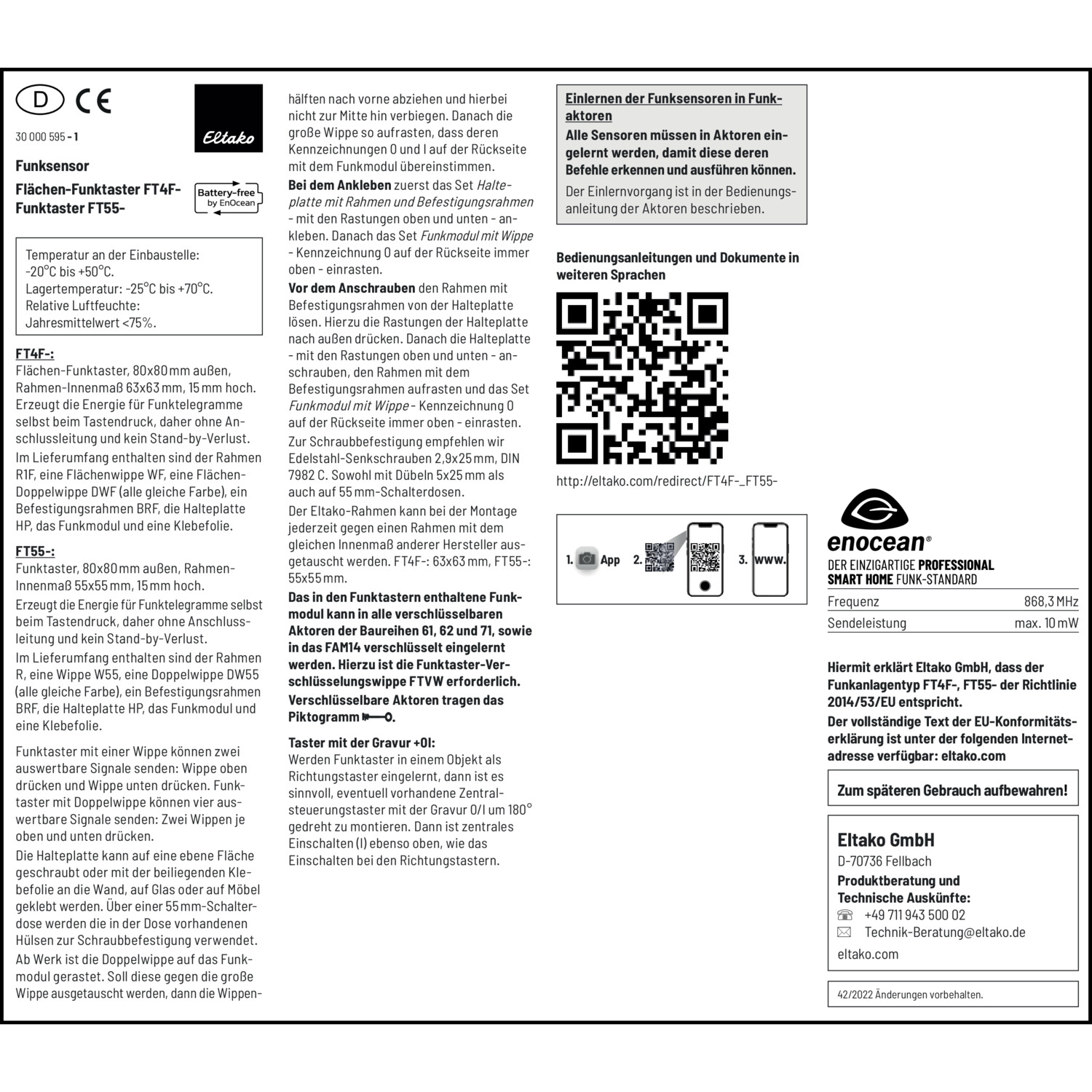Management-, Betriebs- und Wartungsdokument
