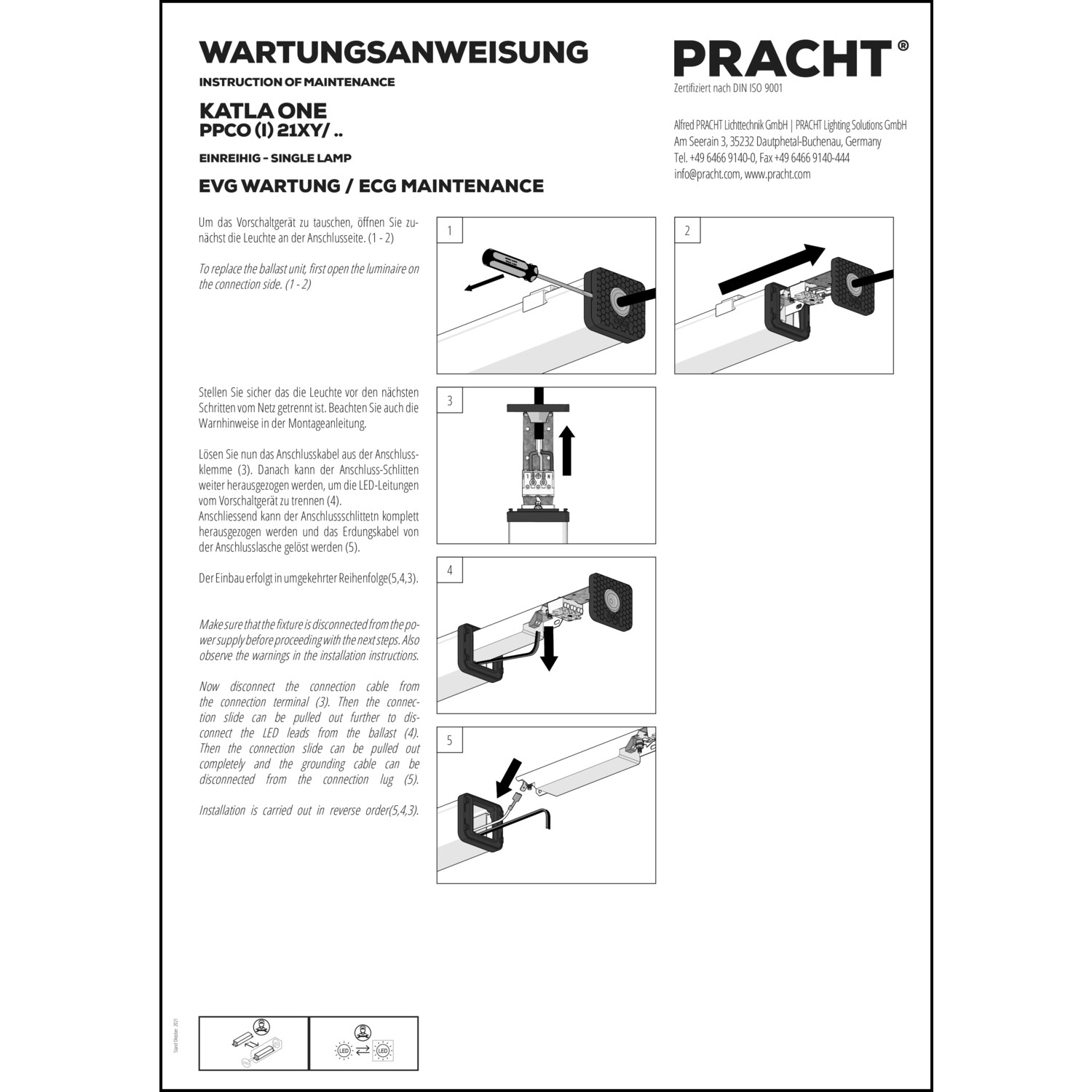 Management-, Betriebs- und Wartungsdokument