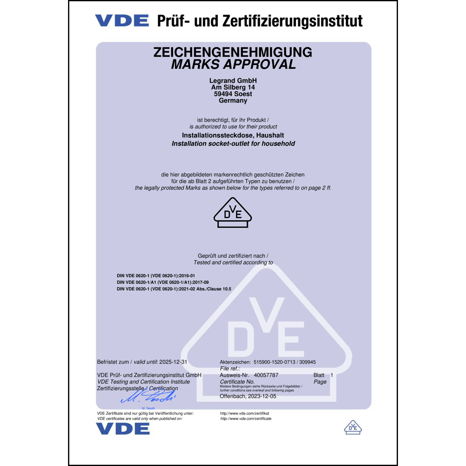 CoC-Erklärung (Certificate of Conformity, benötigt für CPR)