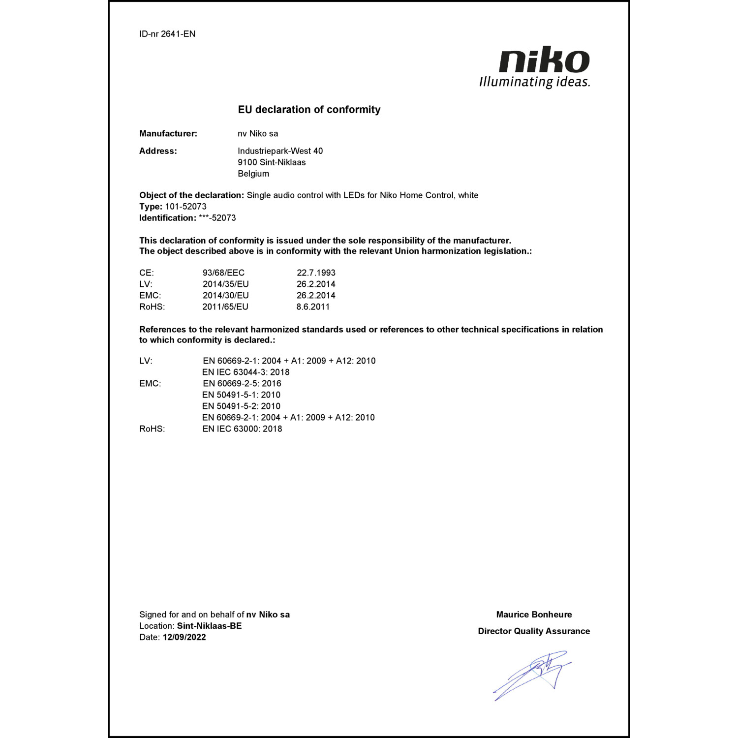 DOC CE-Erklärung (Declaration of conformity CE)