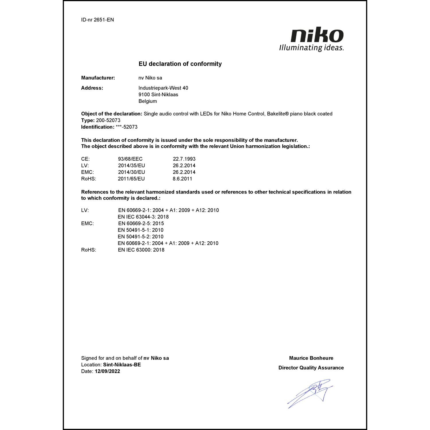 DOC CE-Erklärung (Declaration of conformity CE)