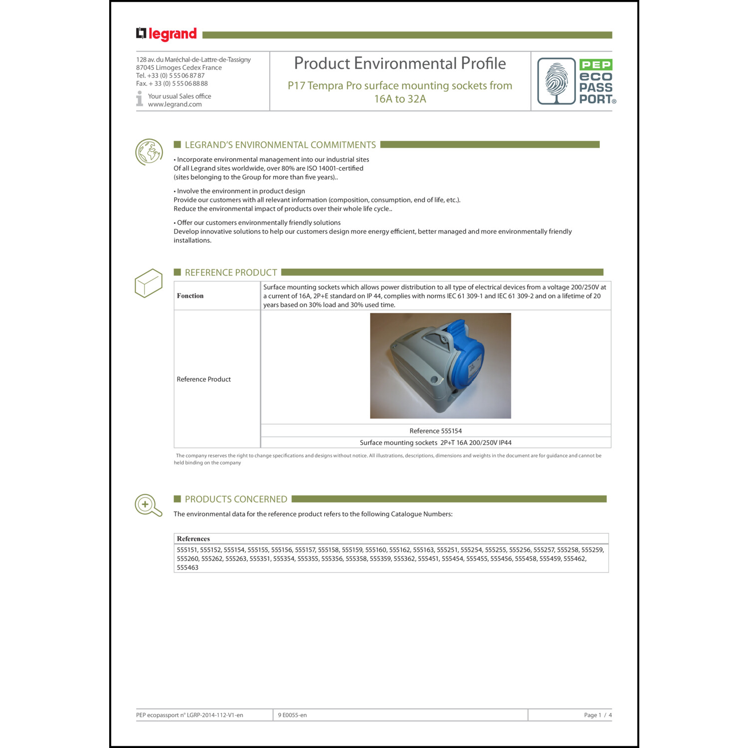 EPD-Erklärung (Environmental Product Declaration)