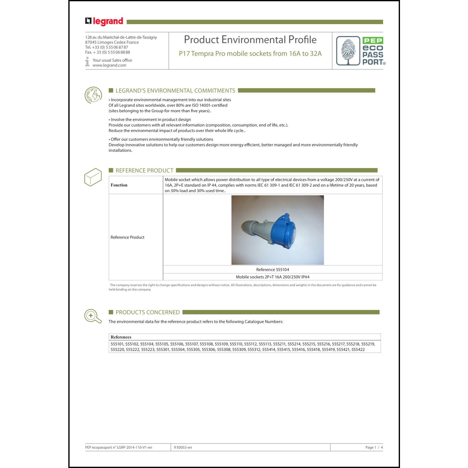 EPD-Erklärung (Environmental Product Declaration)