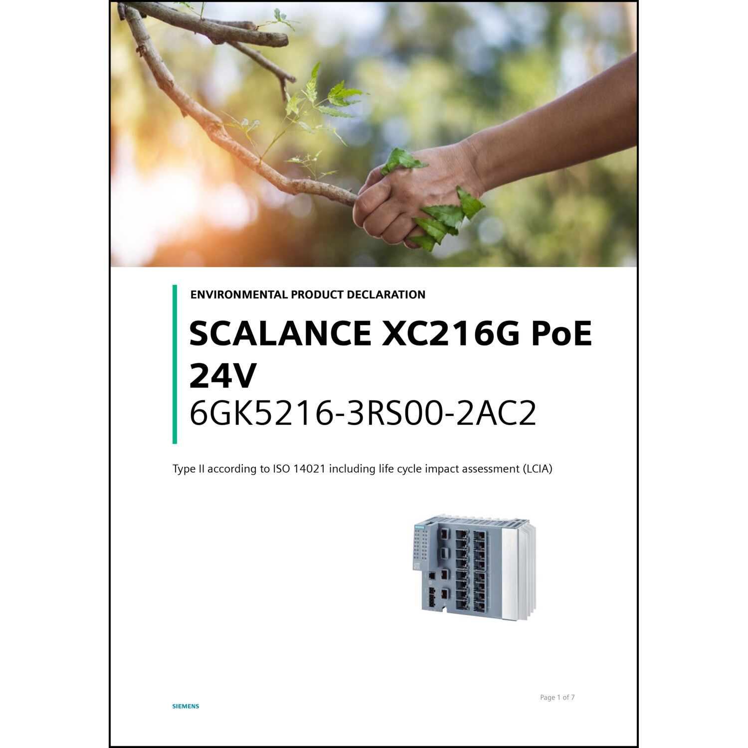 EPD-Erklärung (Environmental Product Declaration)