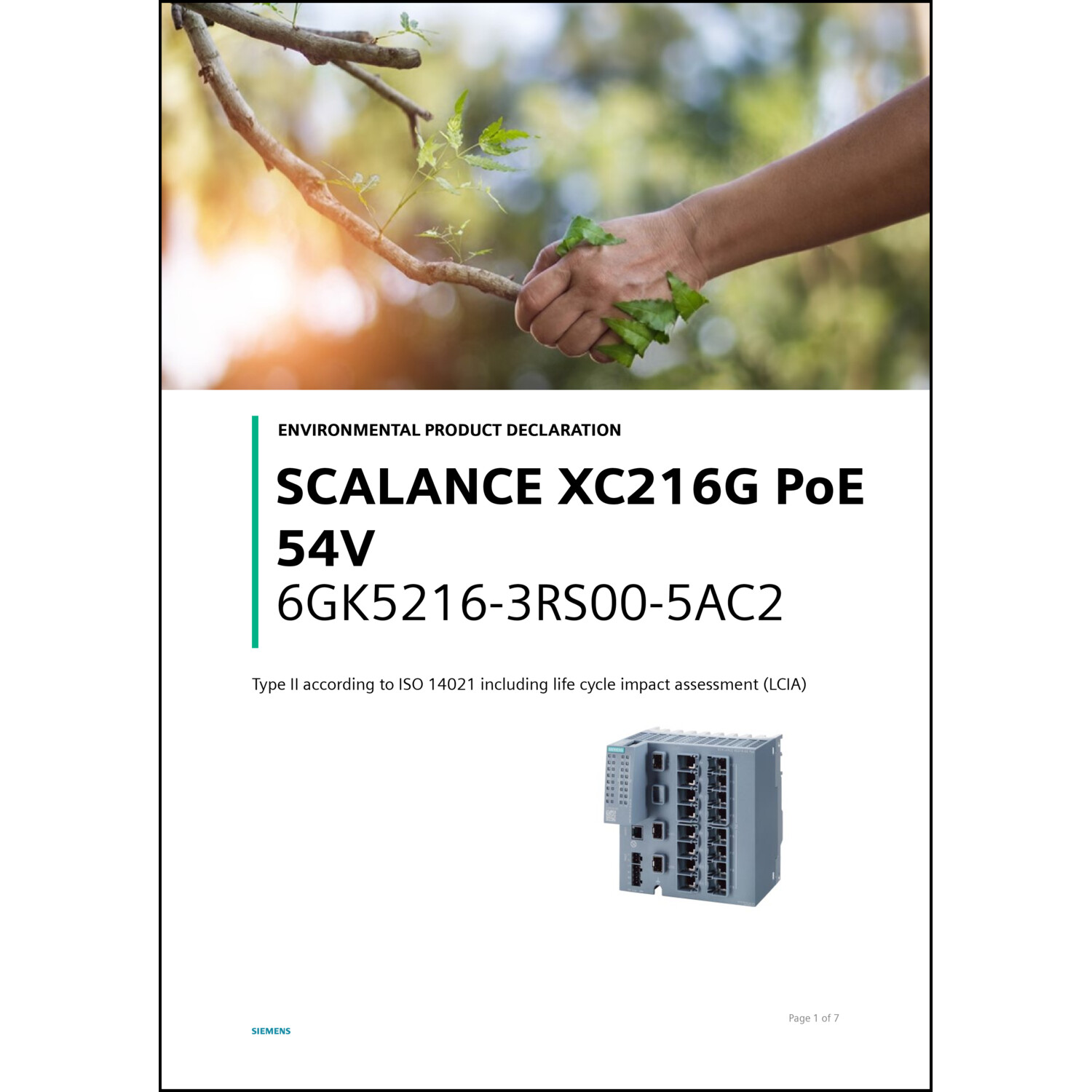 EPD-Erklärung (Environmental Product Declaration)