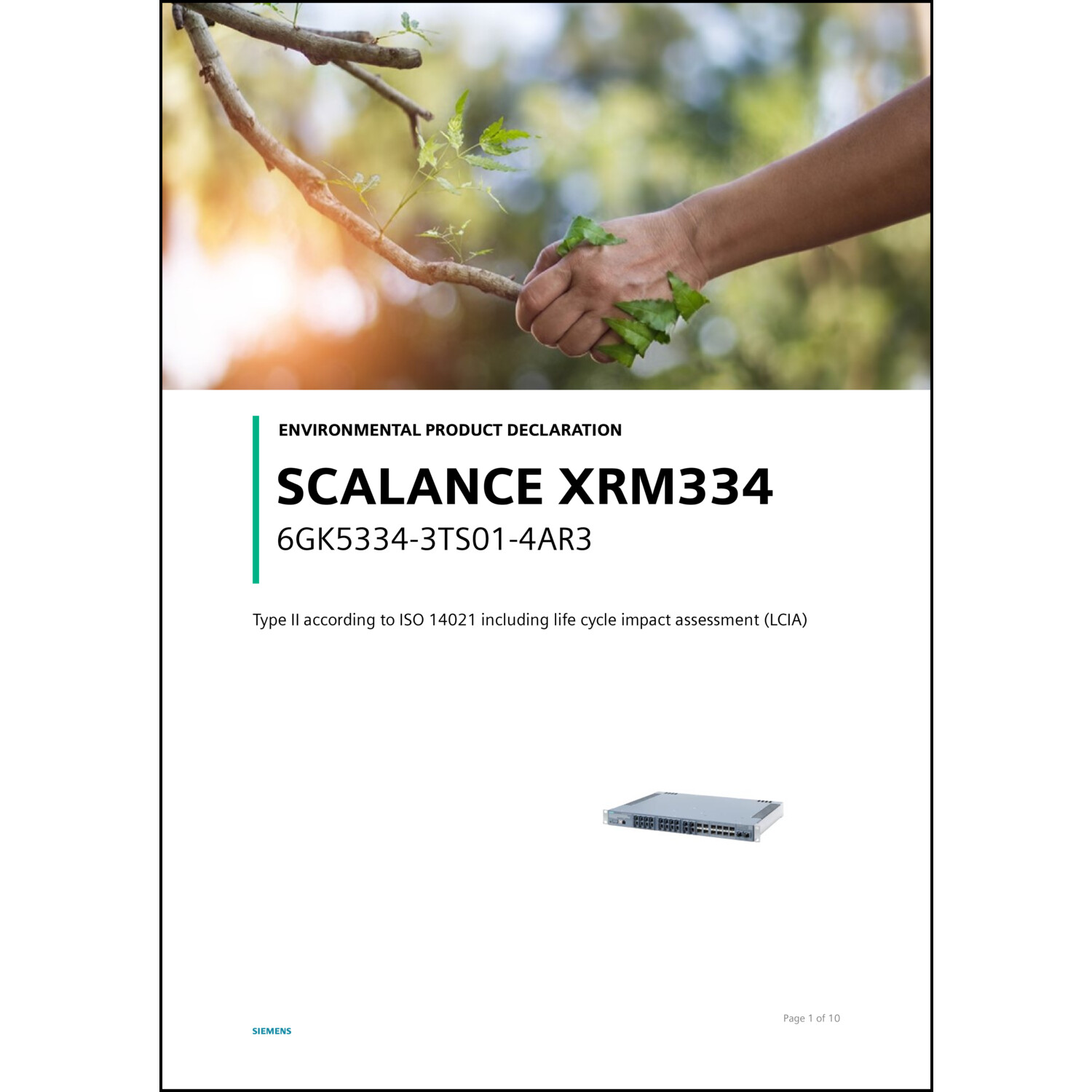 EPD-Erklärung (Environmental Product Declaration)