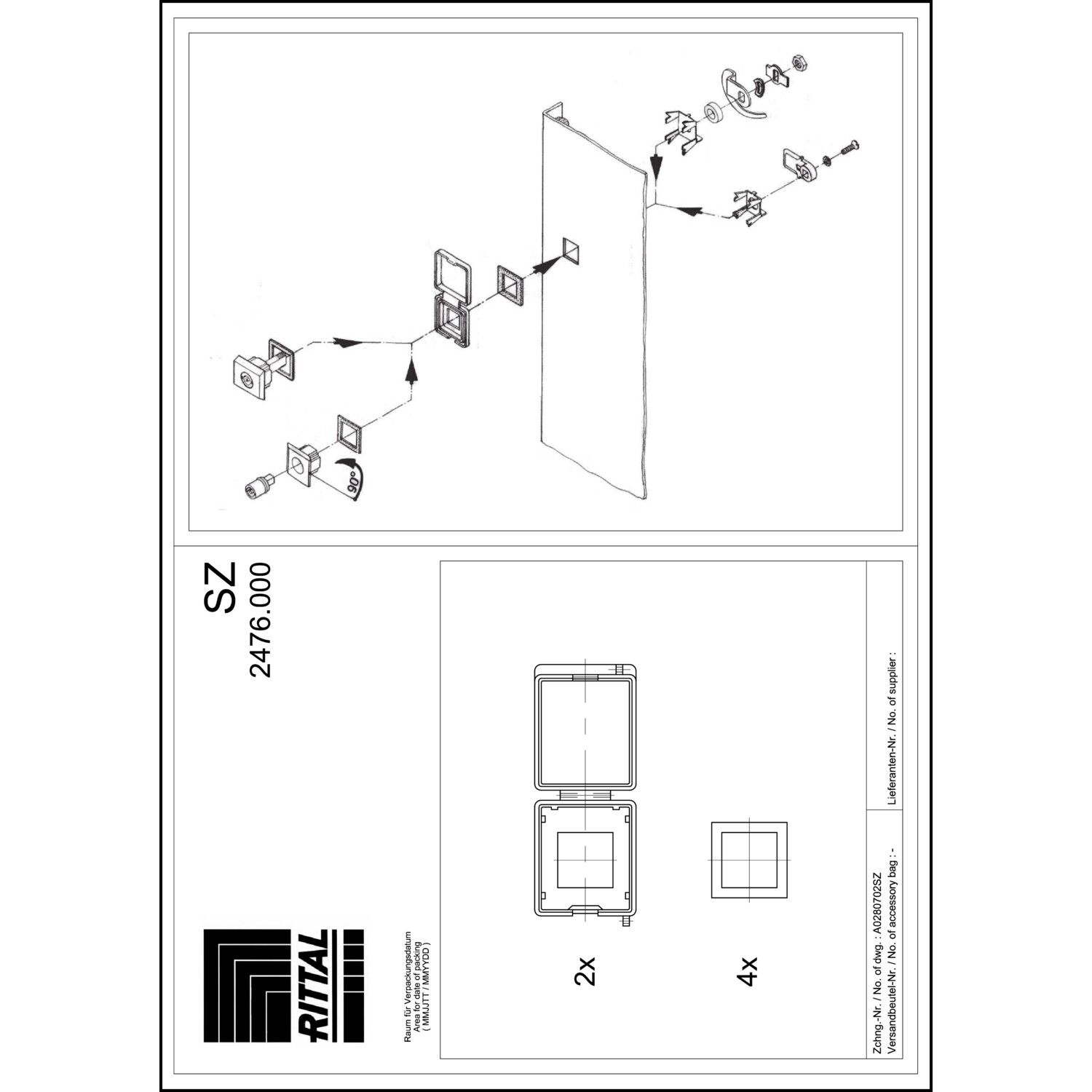 Rittal 2476.000 2476000-