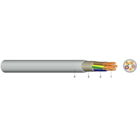 YM-O RM 4X16 grau 50m Ring PVC-Mantelleitung Produktbild