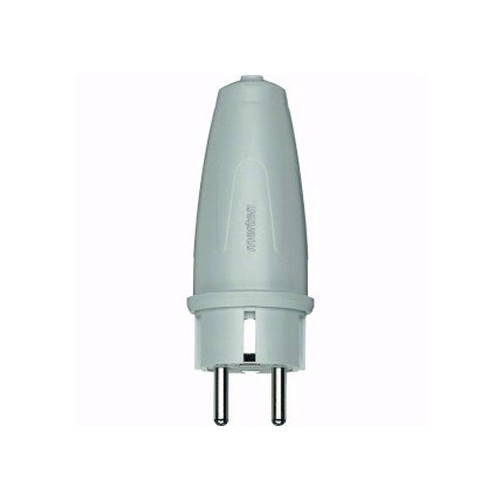 125463 MERTEN SCHUKOSTECKER GRAU PVC Produktbild Front View L