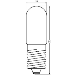 E54030010  RÖHRENLP. R16 10/6W 30/24V E14 R16X54MM (6814) Produktbild