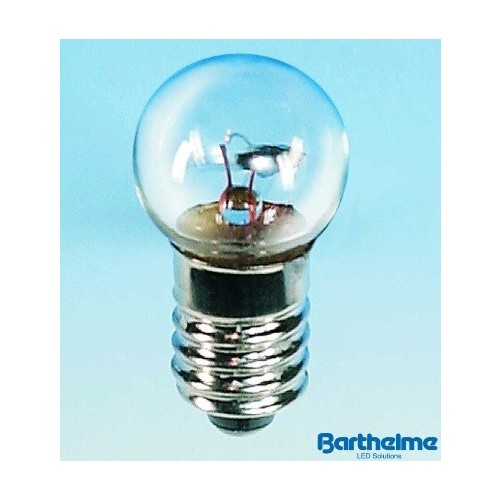 830603 BARTHELME MINIATURLP. (3715) 6V 3W E10 FÜR FAHRRAD KUGEL 15X29MM Produktbild Front View L