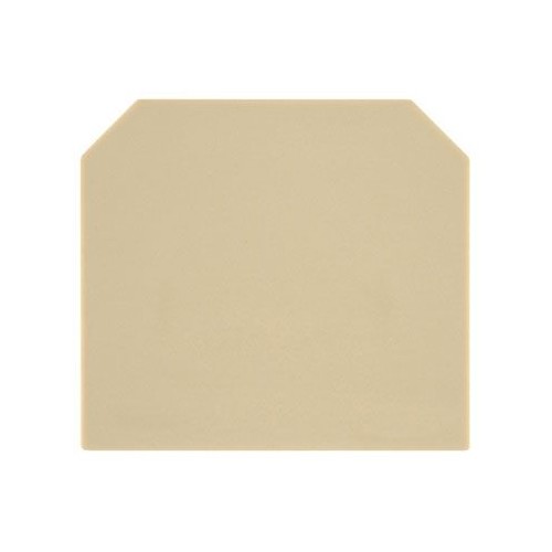 303660000 Weidmüller WAP Abschlussplatte zu SAK 35 beige Produktbild Front View L