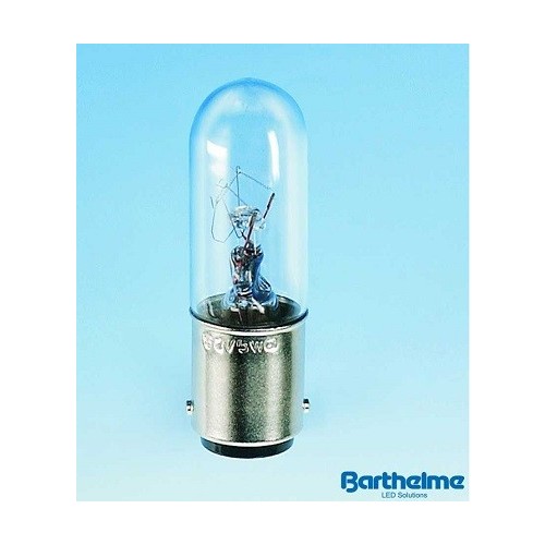 00122402 BARTHELME RÖHRENLP. R16X54 2W 24V BA15D Produktbild Front View L