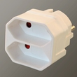 GB279 SCHURRER EURO DUPLEX  ADAPTER 2-FACH WEISS Produktbild