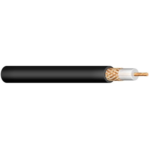RG 213U 50 OHM schwarz Messlänge Koaxkabel Produktbild Front View L