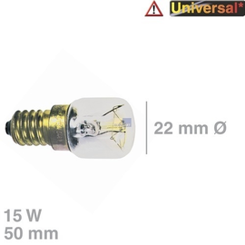 800637 EUROPART GLÜHLAMPE FÜR BACKOFEN 300-GRAD 15W E14 (54EH213) Produktbild