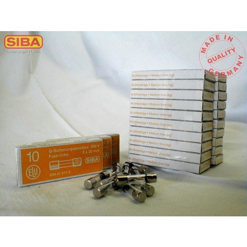 7000102.0,05 SIBA G-SICHERUNG 5X20 50MA MTG Produktbild Front View L