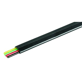 TELEFONFLACHLEITUNG 4-polig 100m Spule AWG28 schwarz (sw-rt-gn-ge) Produktbild