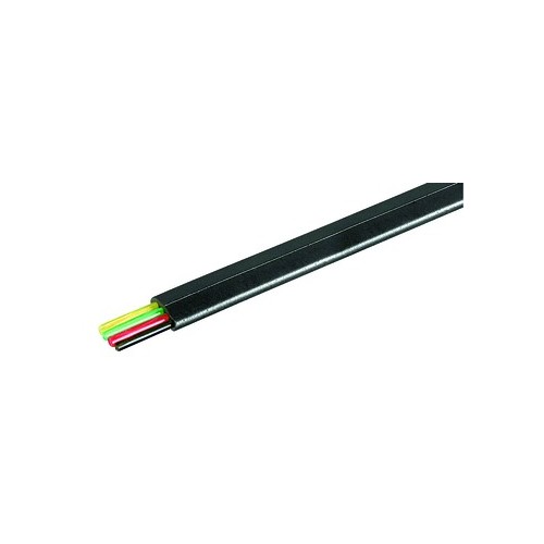 TELEFONFLACHLEITUNG 4-polig 100m Spule AWG28 schwarz (sw-rt-gn-ge) Produktbild Front View L