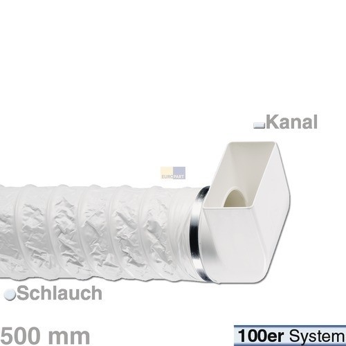 771847 EUROPART UMLENKSTÜCK 100 WEISS (74FK631) Produktbild Front View L