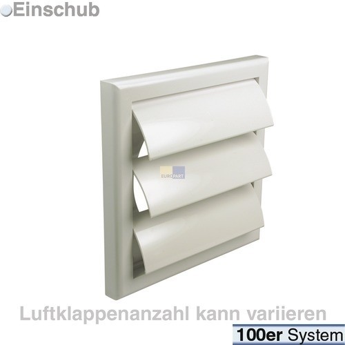 771775 EUPART JALOUSIE SYST. 100 WEISS 140X140 (74FK651) Produktbild Front View L