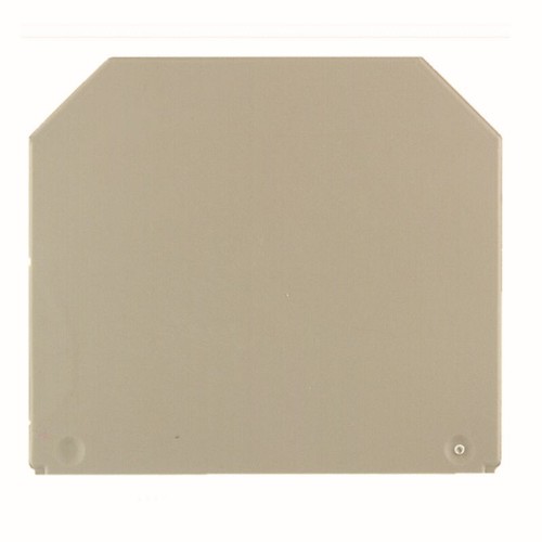 1050100000 Weidmüller WAP Abschlussplatte für WDU 16-35 beige Produktbild Front View L