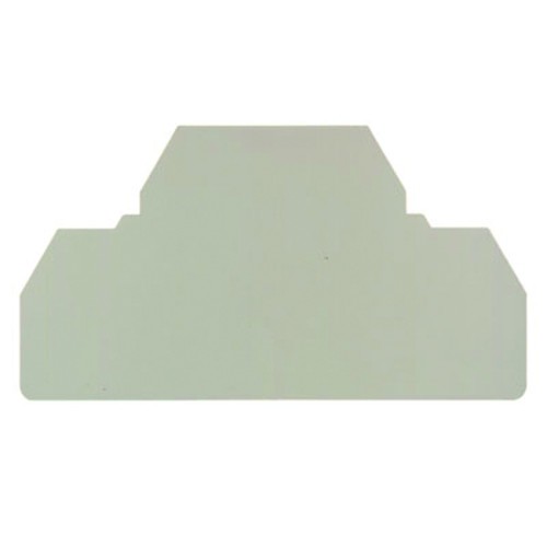 1608830000 Weidmüller ZAP/TW 5  Abschlussplatte für ZUD6 beige Produktbild Front View L