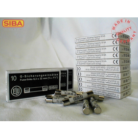 7012540.8 SIBA FEINSICHERUNG 6,3X32 8A SUPERFLINK Produktbild