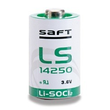 681 Saft LS14250 LithiumBatterie 1/2AA 3,6V 1200mAh ohne LF 14,5x24,8 Produktbild