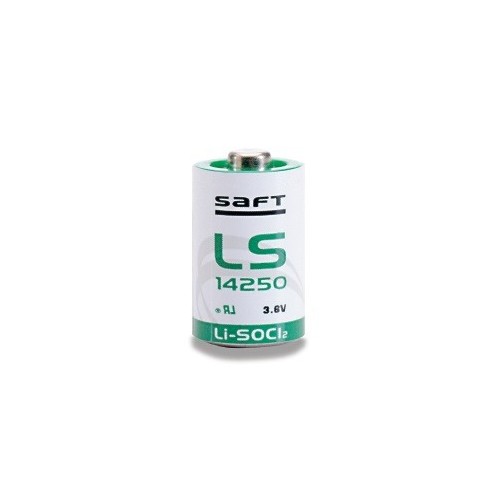 681 Saft LS14250 LithiumBatterie 1/2AA 3,6V 1200mAh ohne LF 14,5x24,8 Produktbild Front View L