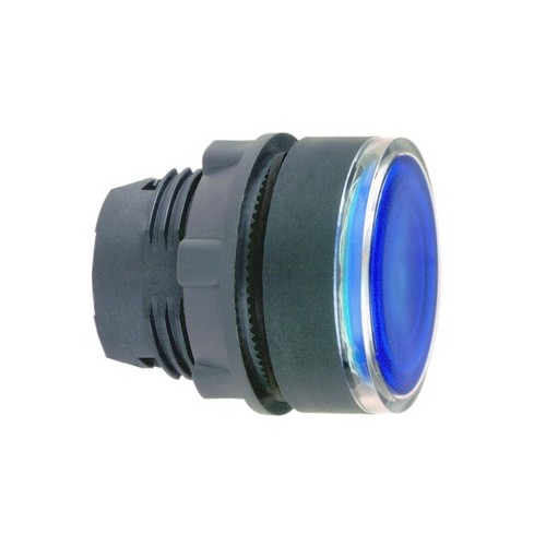 ZB5AW363 Schneider E. LEUCHTDRUCKTASTER BLAU F.LED HARMONY STYLE 5 Produktbild Front View L