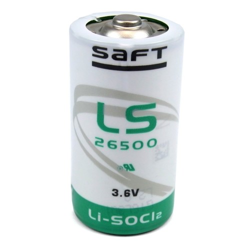 1578-01 SAFT LS26500-CNR LITHIUMBATTERIE SIZE-C 3,6V/7700MAH MIT LF Produktbild Front View L