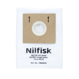 78600900 NILFISK PAPIERSÄCKE (5 STK.-PKG.) FÜR GO/COUPE STAUBSAUGER Produktbild